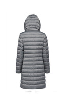 Geox Women's Gray Xhup, Bettanie Hooded Long Coat | Derimod
