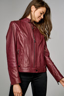 Irma Women's Leather Jacket | Derimod