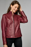 Irma Women's Leather Jacket | Derimod