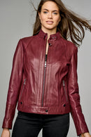 Irma Women's Leather Jacket | Derimod