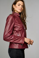 Irma Women's Leather Jacket | Derimod
