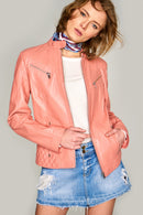 Latinia Women's Leather Jacket | Derimod