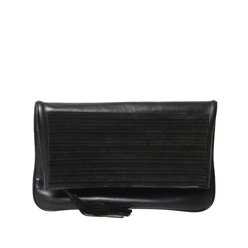 Women's Black Leather Clutch 17WBD230214 | Derimod