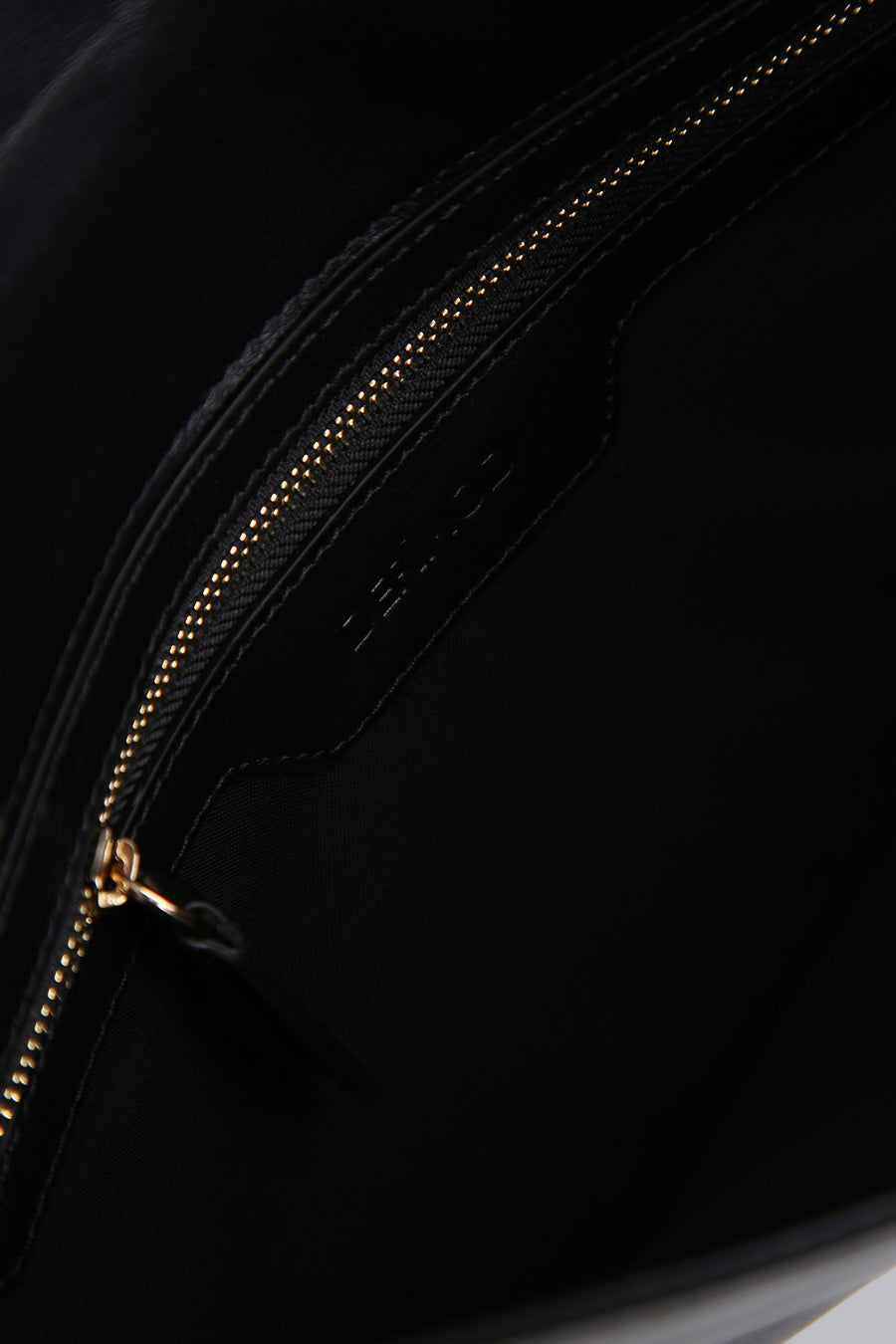 Women's Black Leather Clutch