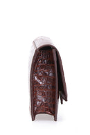Croco Tan Women's Leather Bag | Derimod