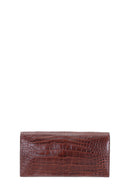 Croco Tan Women's Leather Bag | Derimod
