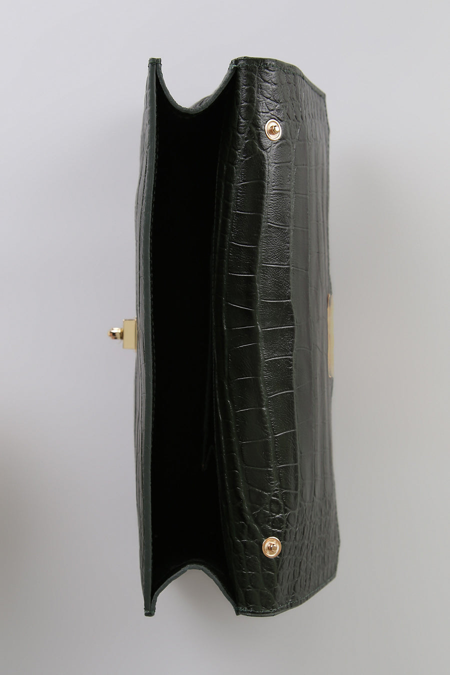 Croco Green Women's Leather Bag