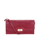 Croco Women's Leather Bag | Derimod