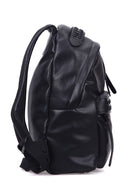 Women's Black Synthetic Leather Crossbody Bag | Derimod