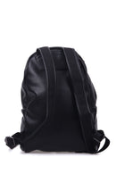 Women's Black Synthetic Leather Crossbody Bag | Derimod