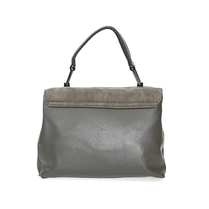 Women's Green Synthetic Leather Shoulder Bag