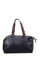 Women's Black Synthetic Leather Shoulder Bag | Derimod