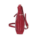 Women's Burgundy Synthetic Leather Crossbody Bag | Derimod