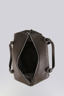 Women's Gray Synthetic Leather Shoulder Bag | Derimod