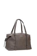 Women's Gray Synthetic Leather Shoulder Bag | Derimod