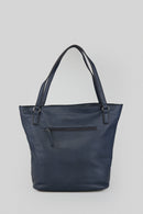 Women's Navy Blue Synthetic Leather Shoulder Bag | Derimod