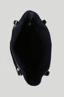 Women's Navy Blue Synthetic Leather Shoulder Bag | Derimod
