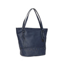 Women's Navy Blue Synthetic Leather Shoulder Bag | Derimod