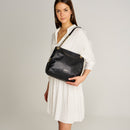 Women's Leather Shoulder Bag with Chain Handle | Derimod