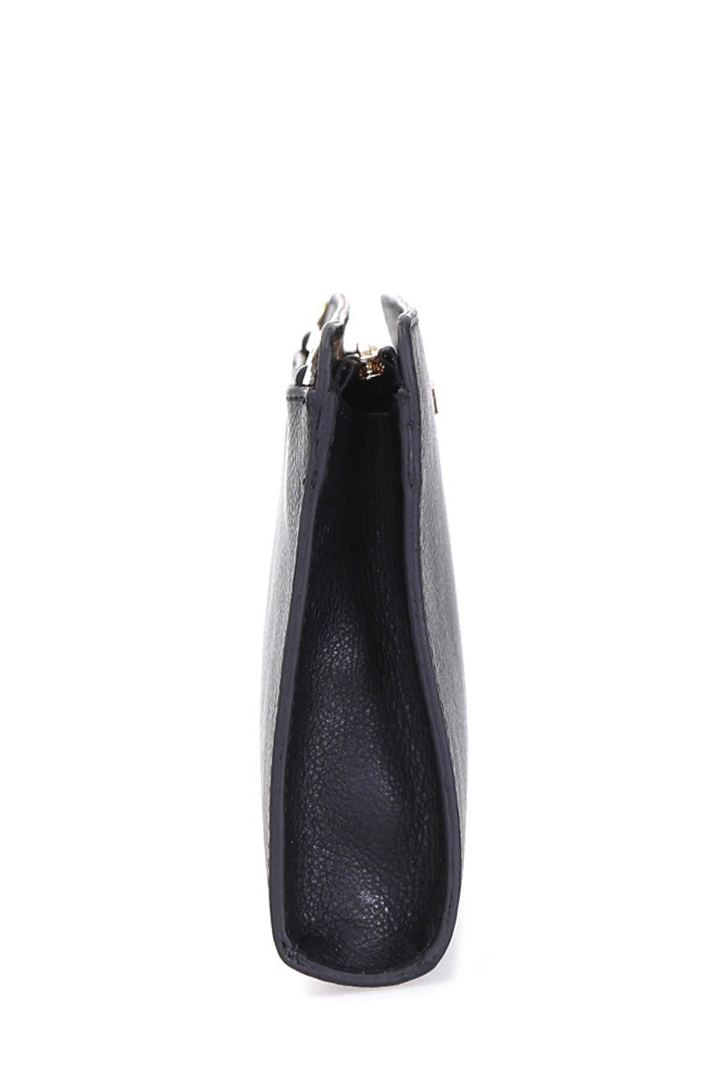 Black Women's Leather Portfolio