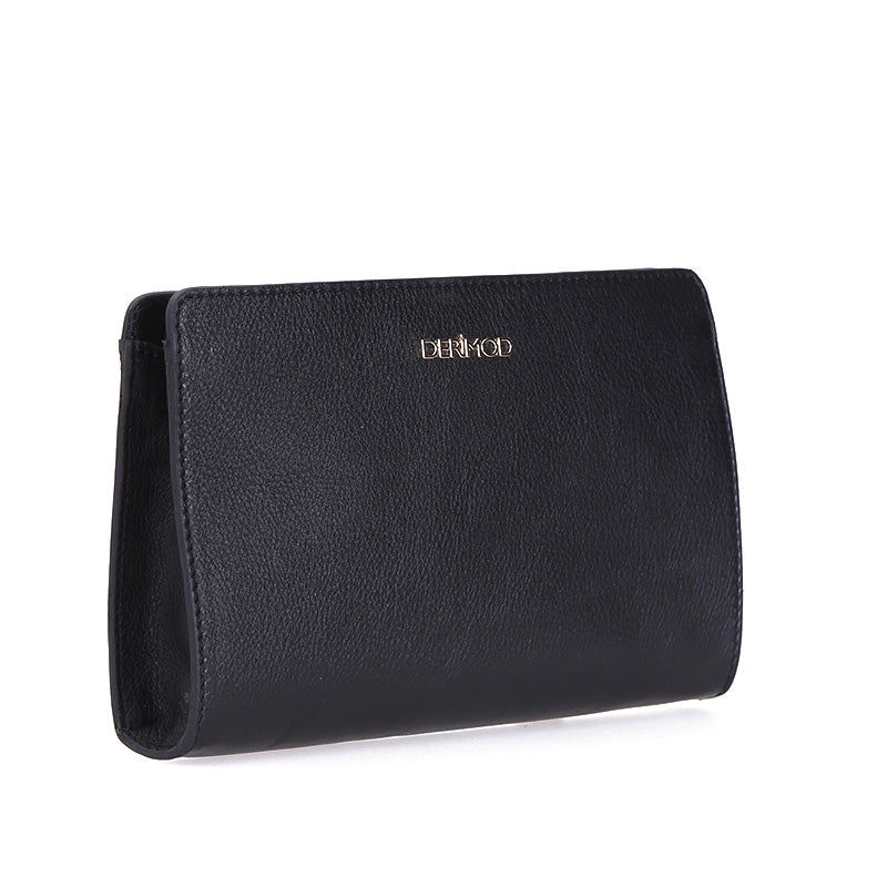 Black Women's Leather Portfolio