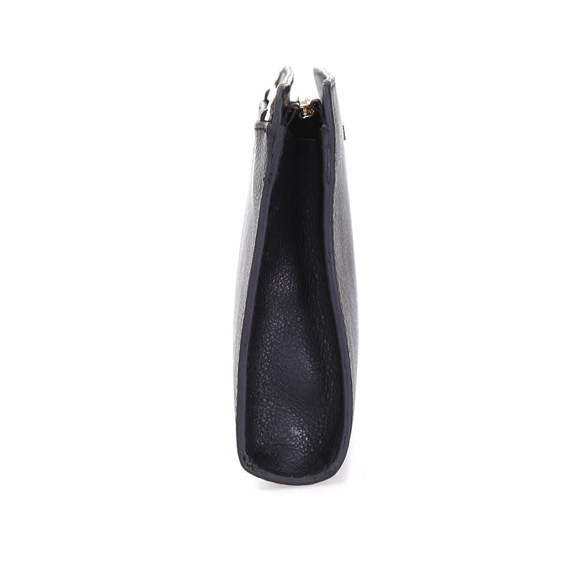 Black Women's Leather Portfolio