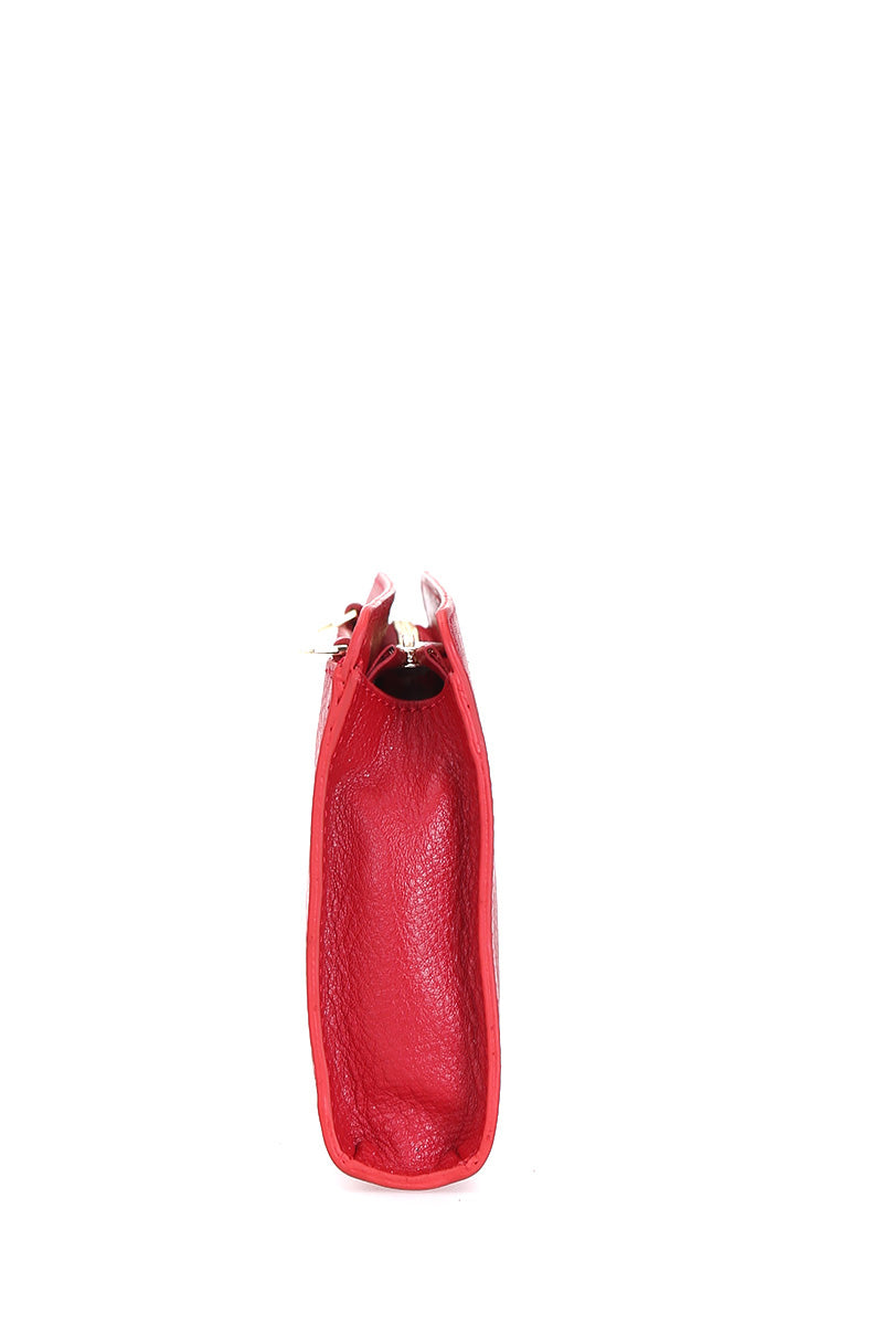 Red Women's Leather Portfolio