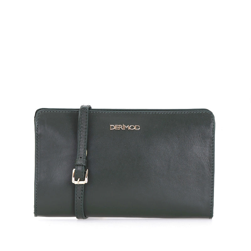 Petrol Women's Leather Portfolio 17WBD2919AS | Derimod