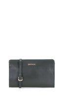 Petrol Women's Leather Portfolio | Derimod
