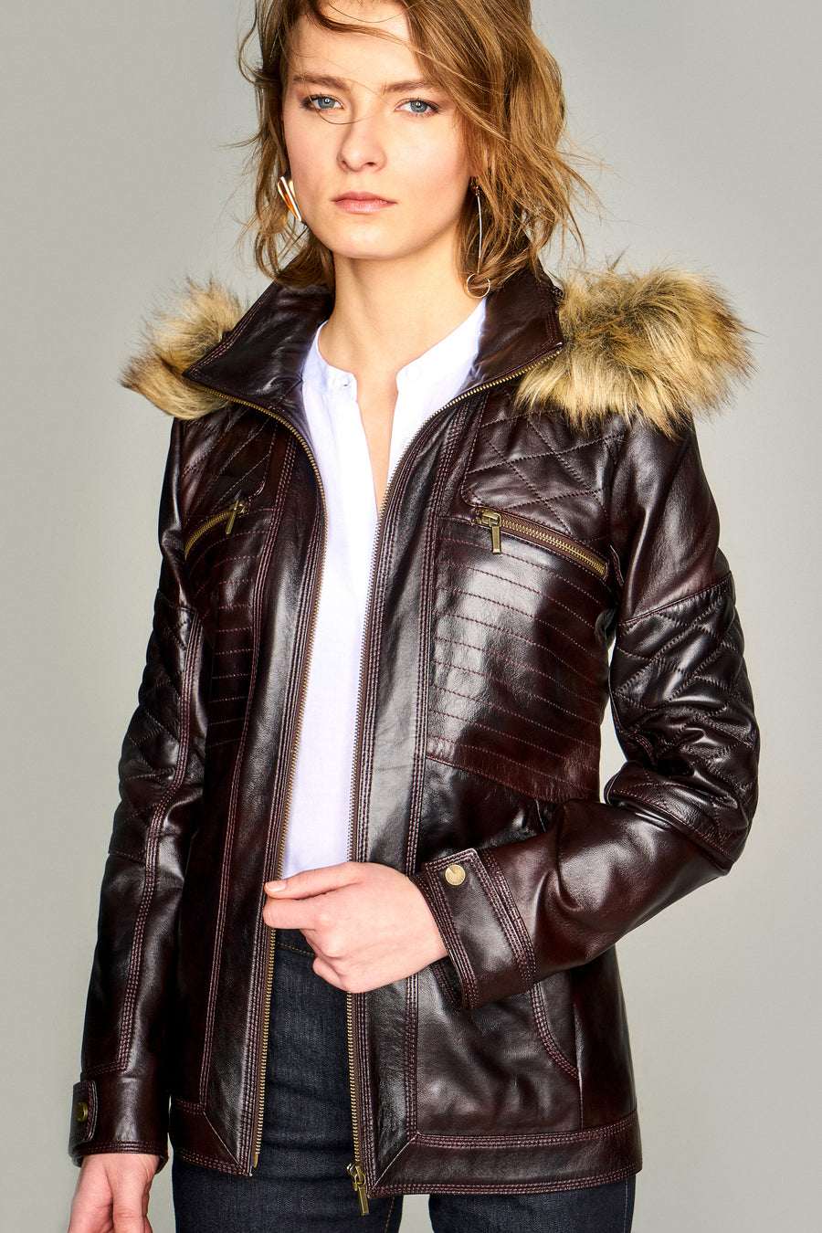 Dorothy Women's Leather Jacket