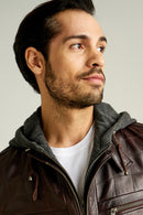 Marco Men's Leather Jacket | Derimod