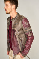 Off Road Men's Leather Jacket | Derimod