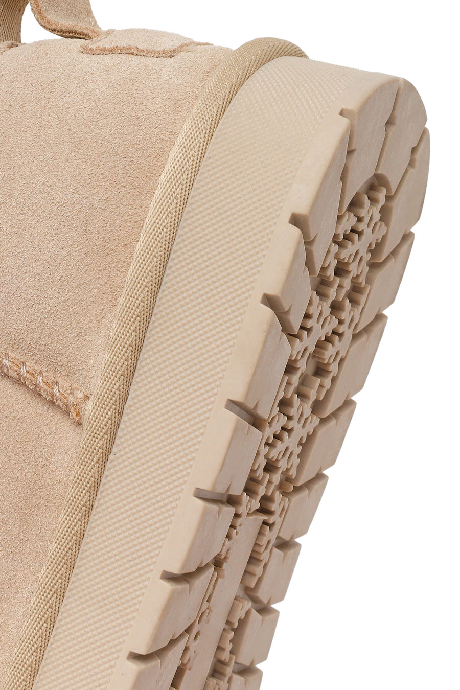 Woman Beige Suede Teddy Boots