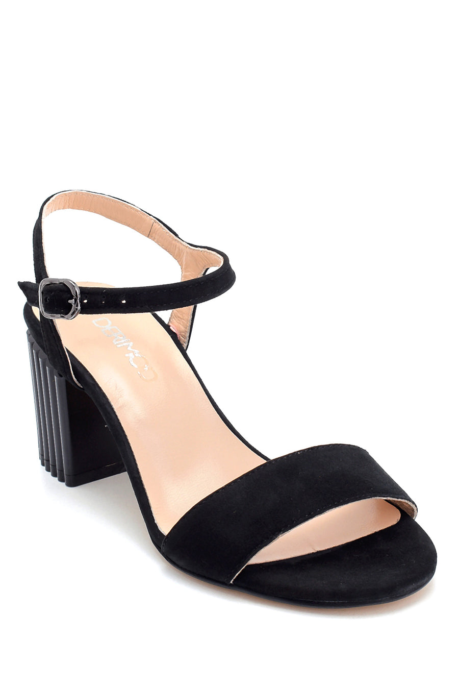 Women's Suede Heeled Sandals