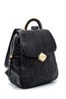 Women's Knitted Detailed Backpack | Derimod