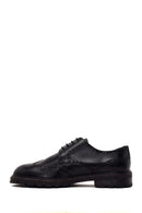 Male Black Lace-up Leather Casual Shoes | Derimod