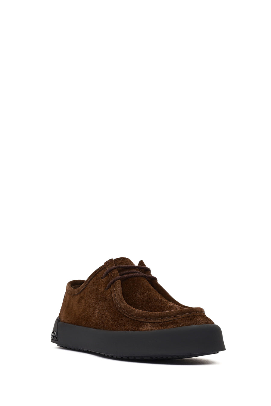 Men's Brown Lace-Up Suede Leather Casual Shoes