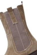 Women's Mink Suede Leather Chelsea Boots | Derimod
