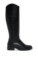 Women's Black Zippered Boots | Derimod