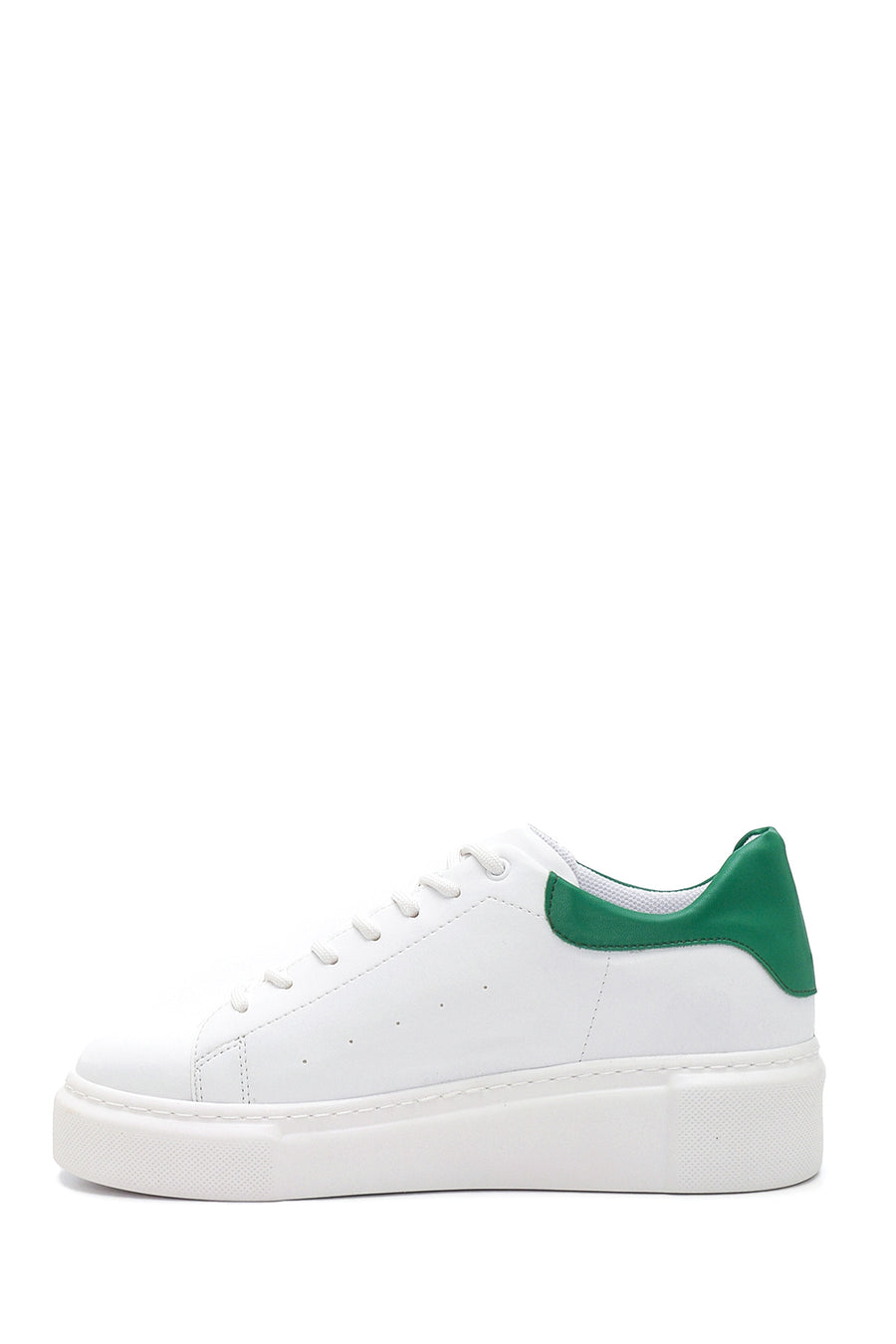 Kadın Beyaz Kalın Tabanlı Sneaker