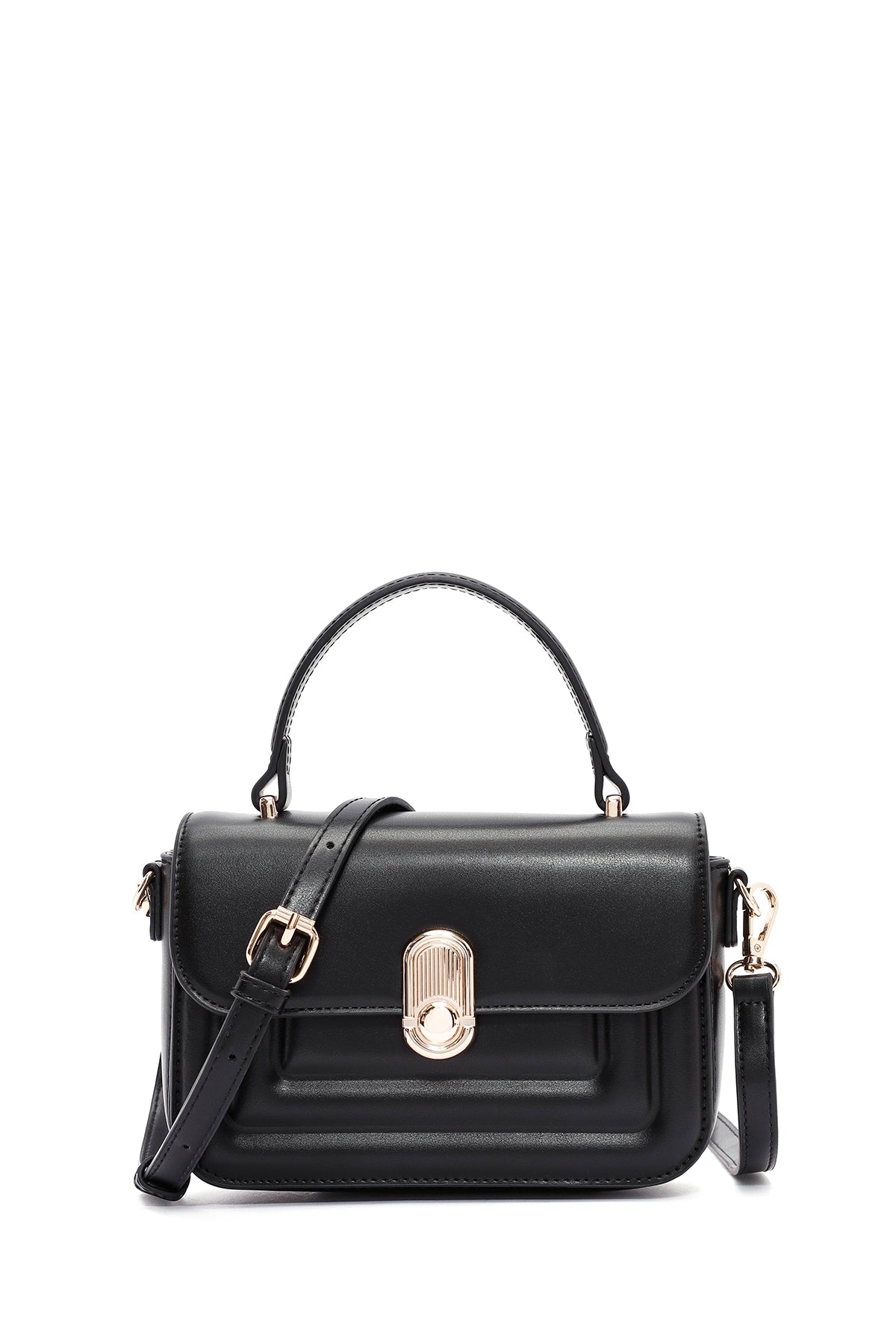 Women's Black Long Strap Mini Crossbody Bag 24WBD283118 | Derimod
