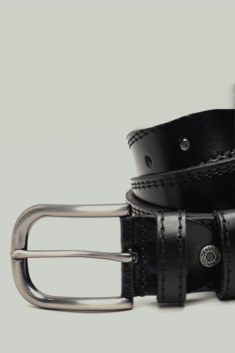 
Men's Black Leather Belt
