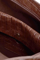Women's Brown Synthetic Leather Shoulder Bag | Derimod