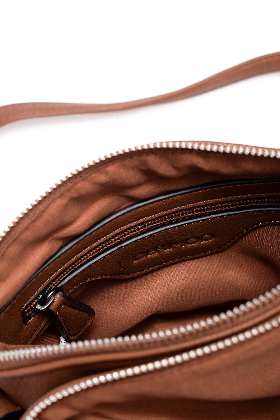 Women's Camel Synthetic Leather Shoulder Bag