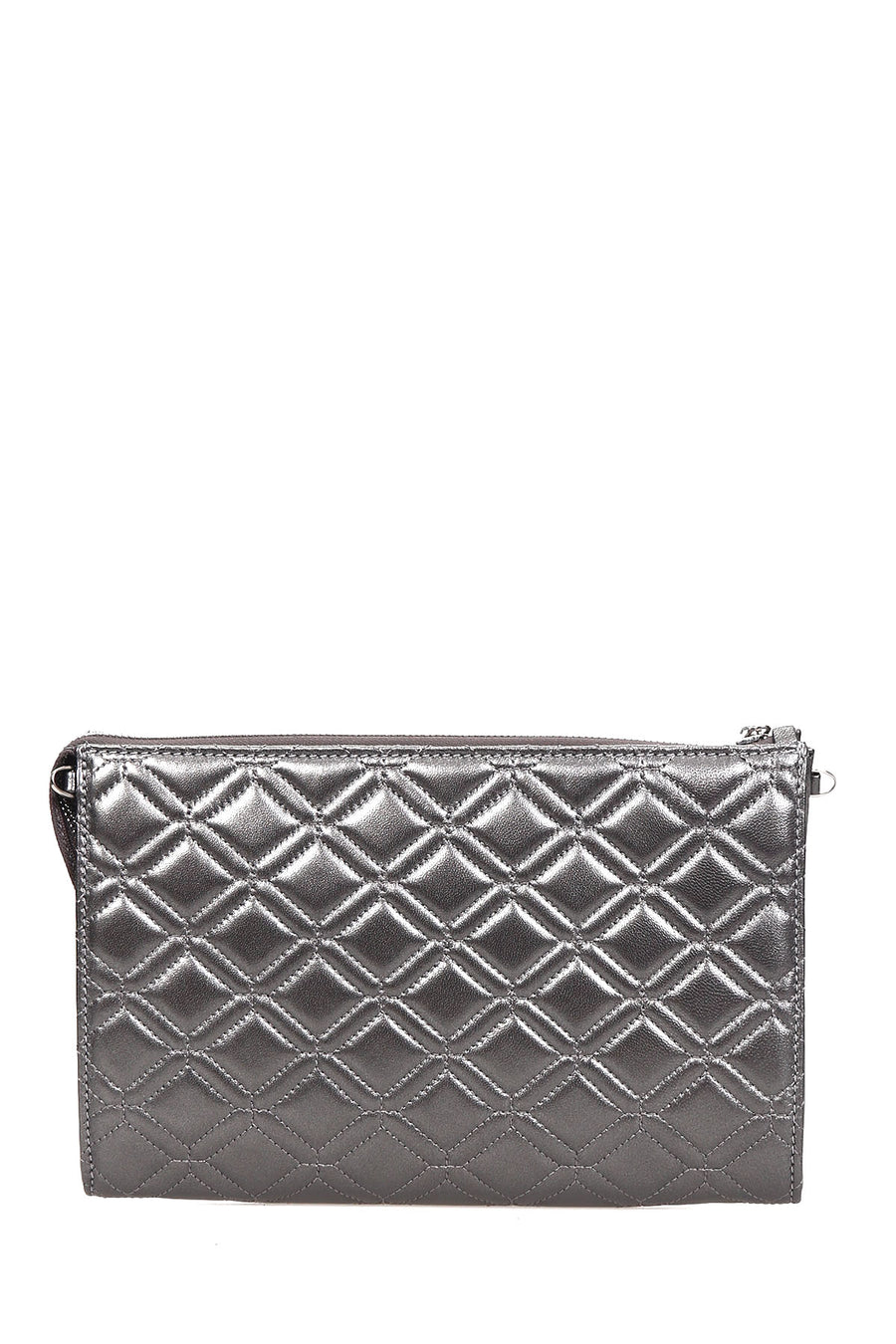 Women's Silver Portfolio Bag