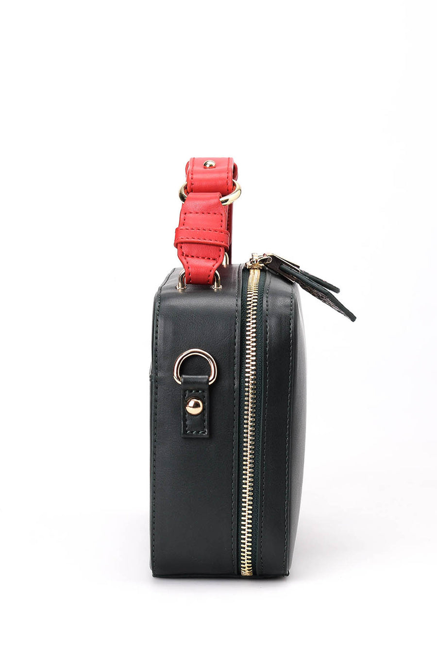 Women's Green Faux Leather Handbag