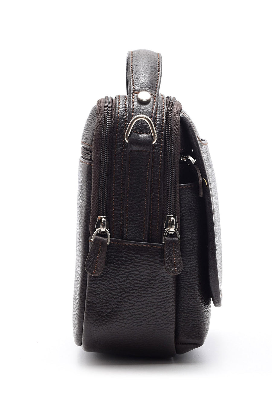 Men's Leather Messenger Bag