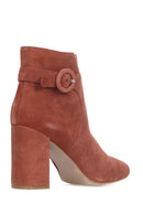 Women's Heeled Suede Boots | Derimod