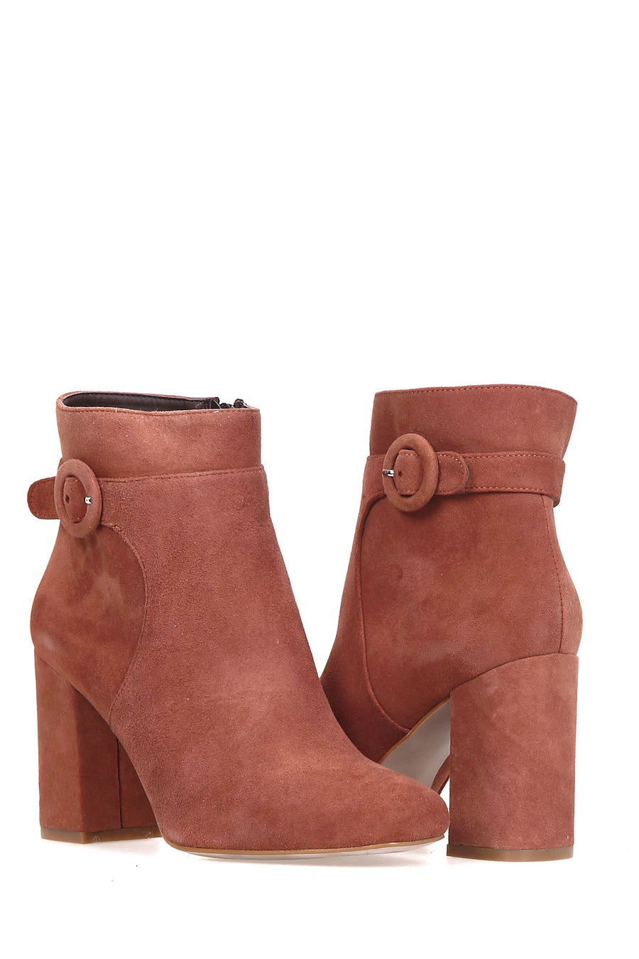 Women's Heeled Suede Boots