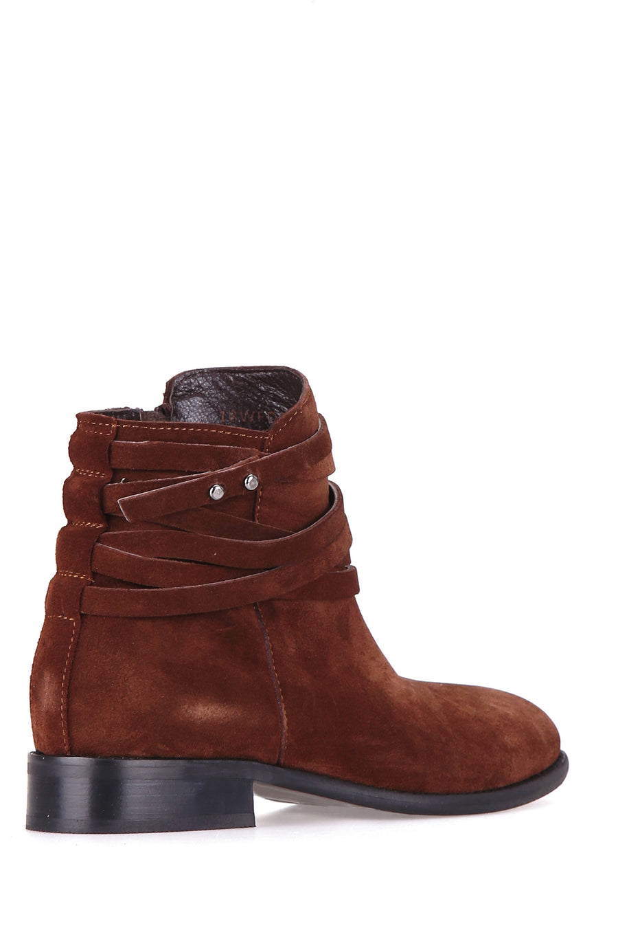 Strappy Women's Suede Boots